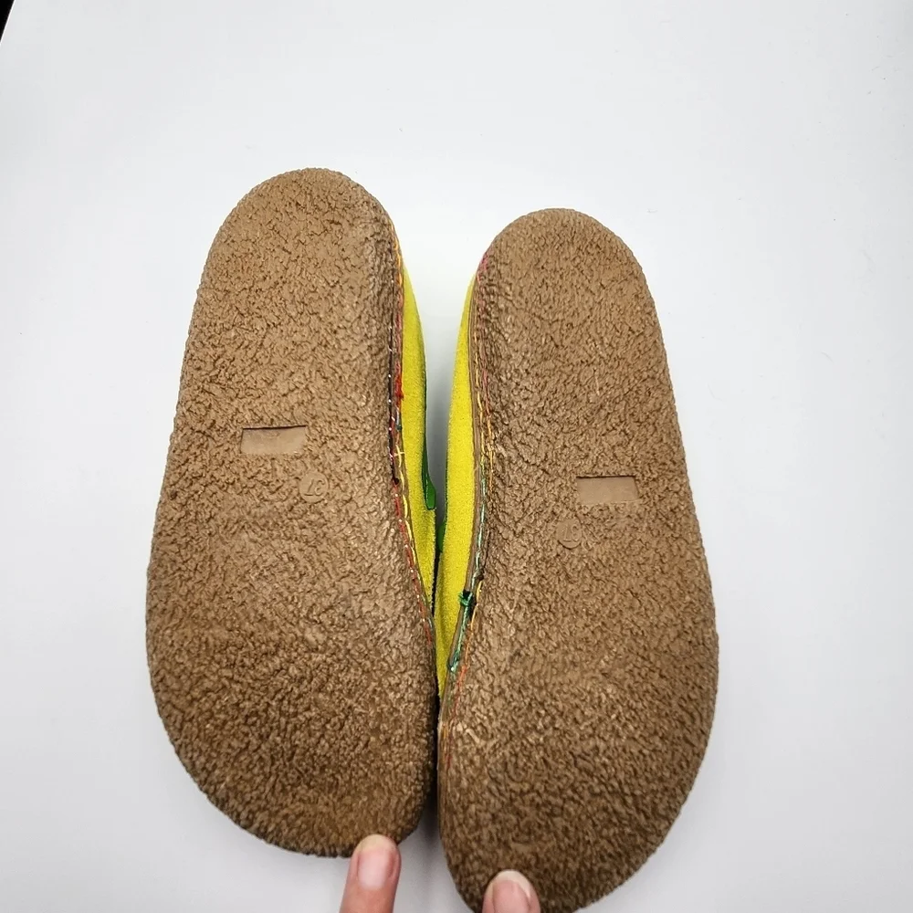 Ovelo slip on shoes/ yellow & green - Picture 7 of 11